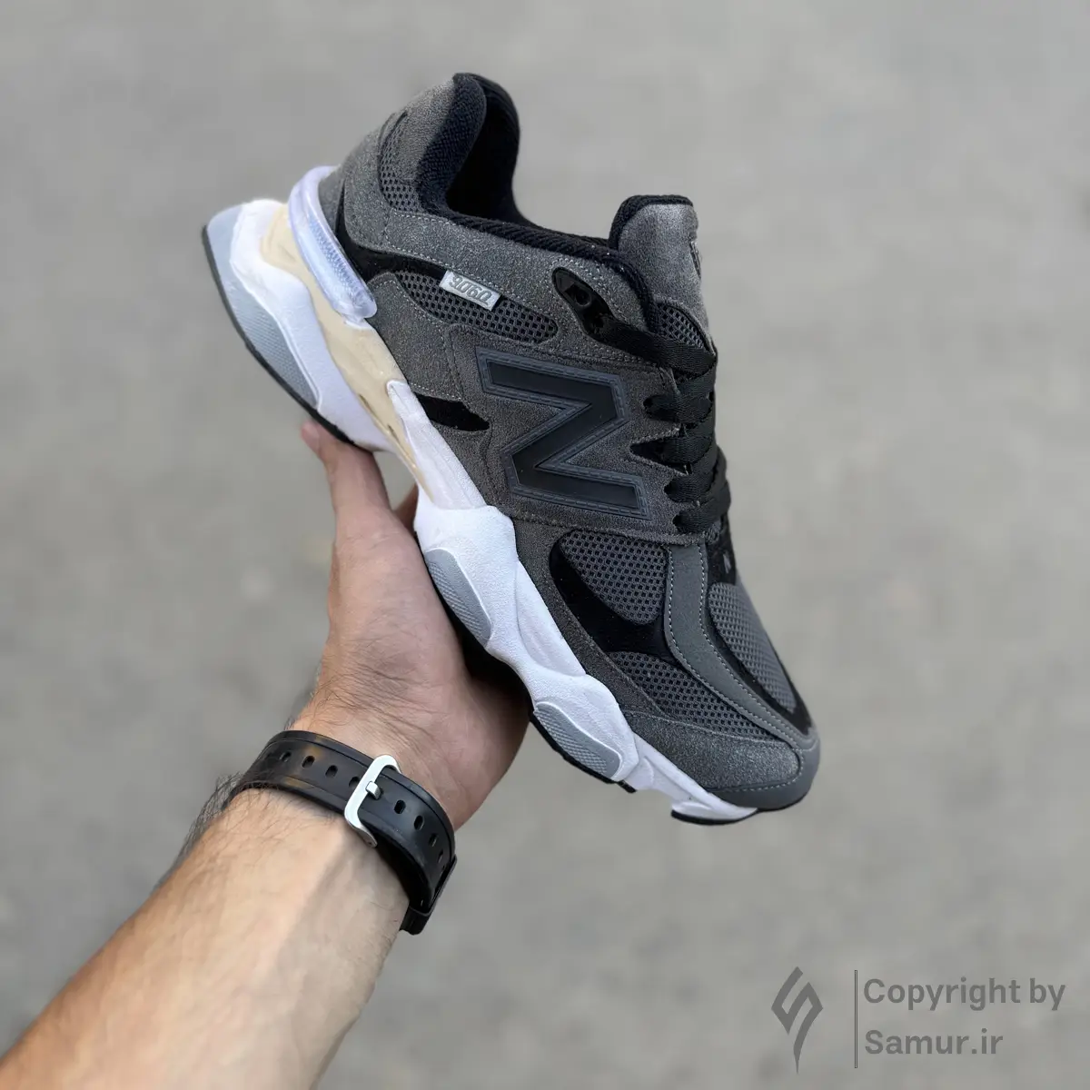 گالری تصاویر کتونی نیوبالانس 9060 طوسی تیره